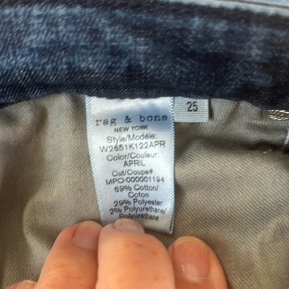 Rag & Bone New York size 25, Cate mid rise ankle skinny - Picture 8 of 8